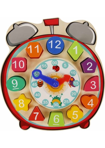 3904 Sun-Tahta Bultak Saat Kız Erkek Çocuk Oyuncak Eğitici Oyuncaklar fırsatları