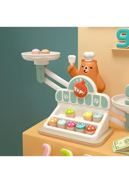 3905 Sun-Ahşap Manyetik Terazi Alışveriş Oyunu Kız Erkek Çocuk Oyuncak Eğitici Oyuncaklar fırsatları