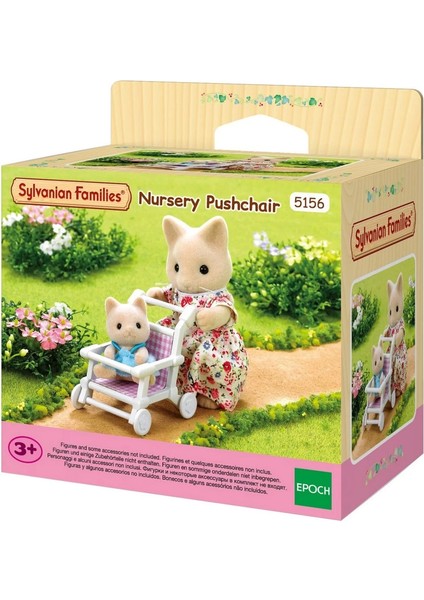 Sylvanian Families Bebek Arabası 5156 Kız Erkek Çocuk Oyuncak Eğitici Oyuncaklar