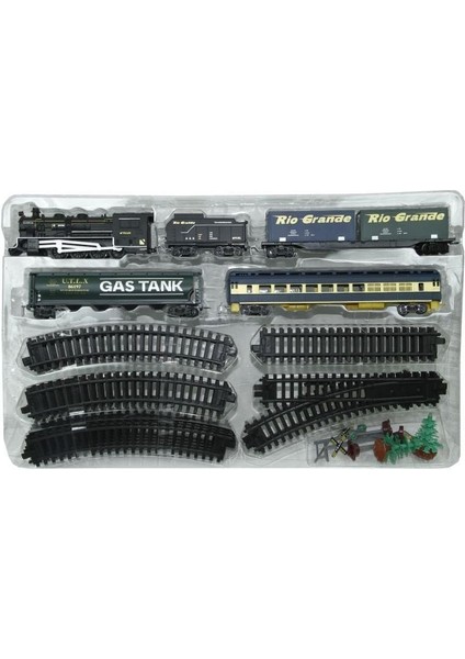 Işıklı ve Sesli 33 Pcs Classic Tren -Vrd Kız Erkek Çocuk Oyuncak Eğitici Oyuncaklar fiyatları