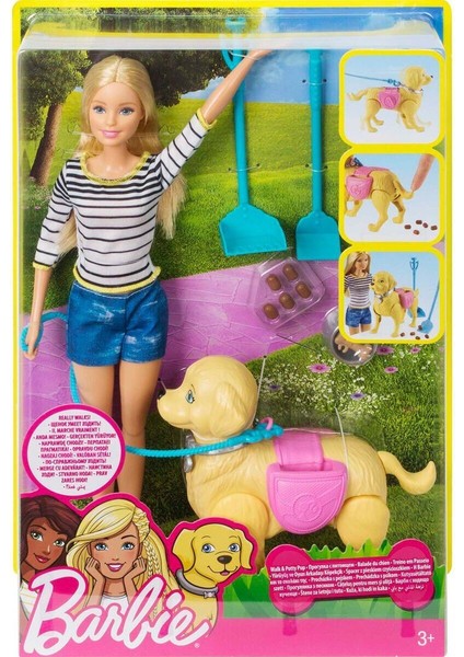 DWJ68 Barbie ve Köpeği Tuvalet Eğitiminde Kız Erkek Çocuk Oyuncak Eğitici Oyuncaklar