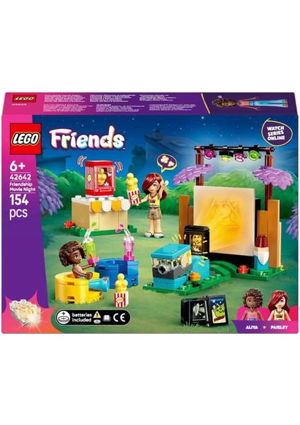 LEGO Friends Arkadaşlık Film Gecesi 42642 Kız Erkek Çocuk Oyuncak Eğitici Oyuncaklar fırsatları