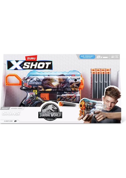 Silah Sünger Atan Jurassic World Skins Flux S1 Kız Erkek Çocuk Oyuncak Eğitici Oyuncaklar