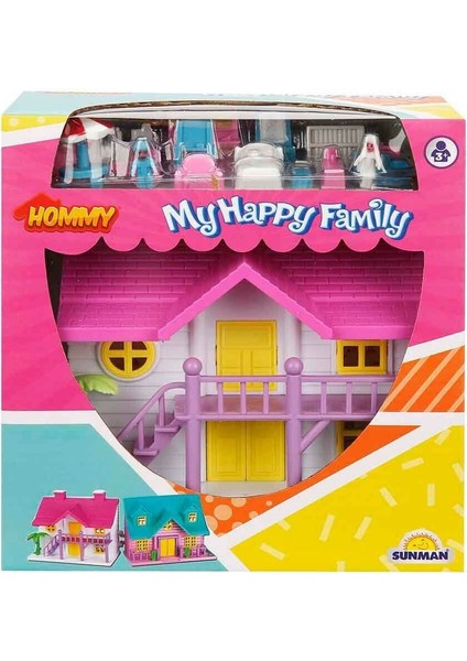 2080 Happy Family Villa Oyun Seti 18 Parça - 1ADET Stokta Olan Gönderilir Kız Erkek Çocuk Oyuncak Eğ
