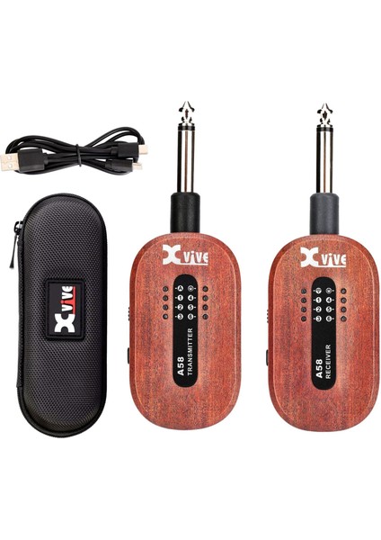 A58MH 5.8ghz Gitar Telsiz Sistemi Mahogany