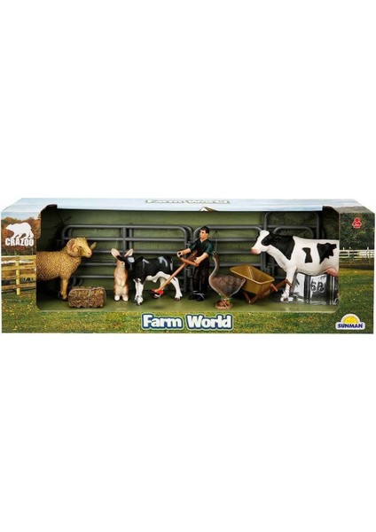 2690 Farm World Çiftlik Hayvanları Oyun Seti Kız Erkek Çocuk Oyuncak Eğitici Oyuncaklar fiyatları