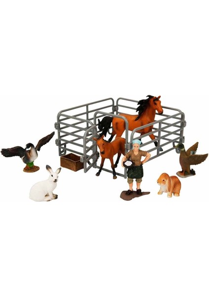 2690 Farm World Çiftlik Hayvanları Oyun Seti Kız Erkek Çocuk Oyuncak Eğitici Oyuncaklar
