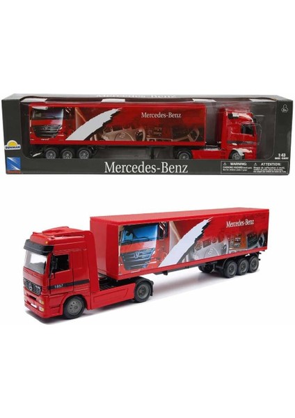 S00015113 1/43 L.haul Eu Mercedes Actros -Sun Kız Erkek Çocuk Oyuncak Eğitici Oyuncaklar