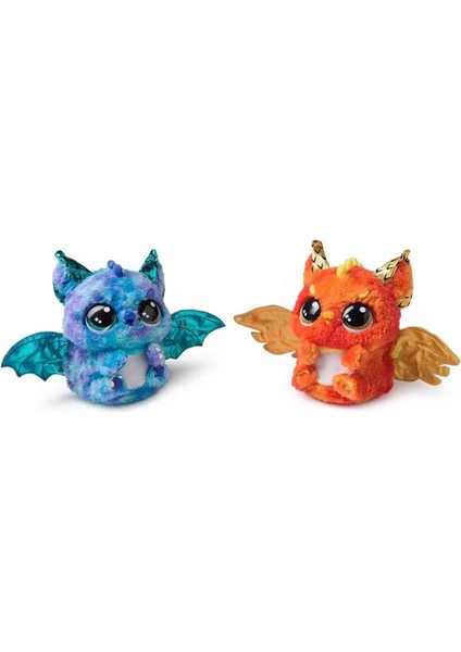 69282 Sun- Sesli ve Işıklı Hatchimals Alive Mystery Hatch Draggle Interaktif Peluş Sürpriz Yumurta K