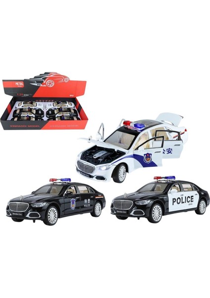 XHD-B2430 C-B 1 24 Işıklı Sesli Tsl Polis Araba Kız Erkek Çocuk Oyuncak Eğitici Oyuncaklar fırsatları