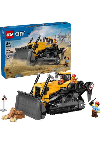 60466 LEGO City Buldozer 682 Parça +8 Yaş Kız Erkek Çocuk Oyuncak Eğitici Oyuncaklar