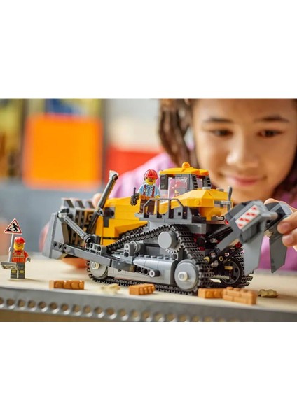 60466 LEGO City Buldozer 682 Parça +8 Yaş Kız Erkek Çocuk Oyuncak Eğitici Oyuncaklar fırsatları