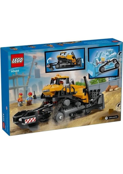 60466 LEGO City Buldozer 682 Parça +8 Yaş Kız Erkek Çocuk Oyuncak Eğitici Oyuncaklar