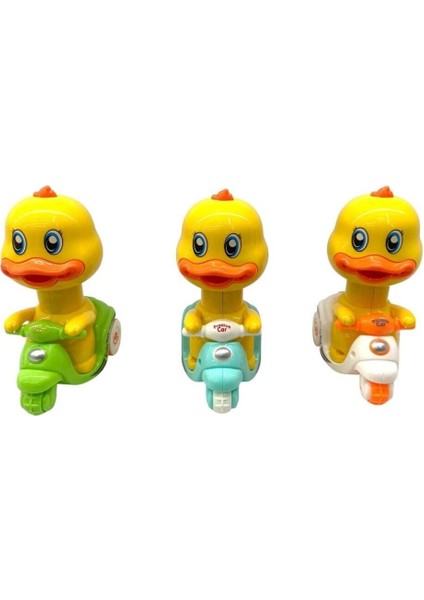 SY005A -Vardem Bas Git Motorcu Ördek Kız Erkek Çocuk Oyuncak Eğitici Oyuncaklar