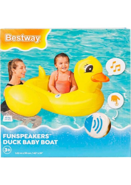 Sesli Ördek Şişme Bot Kız Erkek Çocuk Oyuncak Eğitici Oyuncaklar