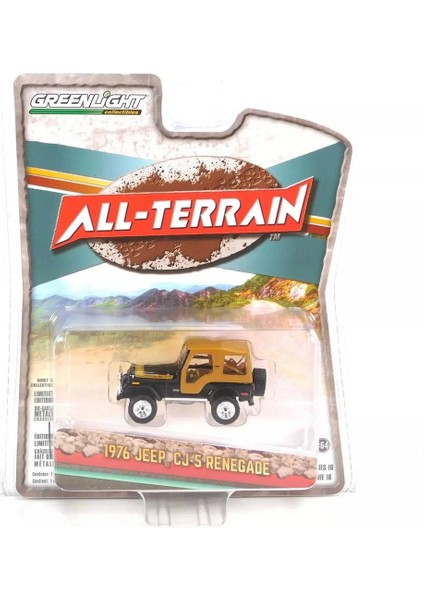 Greenlight 1/64 All-Terrain Series 16- 1976 Jeep Cj-5 Renegade Kız Erkek Çocuk Oyuncak Eğitici Oyunc fiyatları