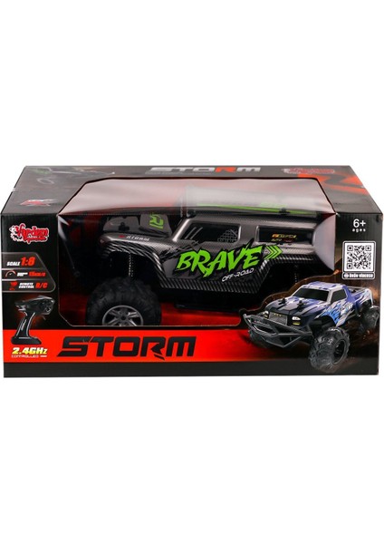SYR-666-838 Kumandalı Şarjlı Storm Jeep 1:18 -Vardem Oyuncak Kız Erkek Çocuk Oyuncak Eğitici Oyuncak