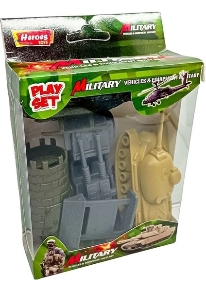 ERN-895 Heroes Toys Mini Asker Seti - Eren Oyuncak Kız Erkek Çocuk Oyuncak Eğitici Oyuncaklar