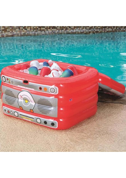 Bestway Retromusic Portatif Şişme Buzdolabı 31 Litre Kız Erkek Çocuk Oyuncak Eğitici Oyuncaklar