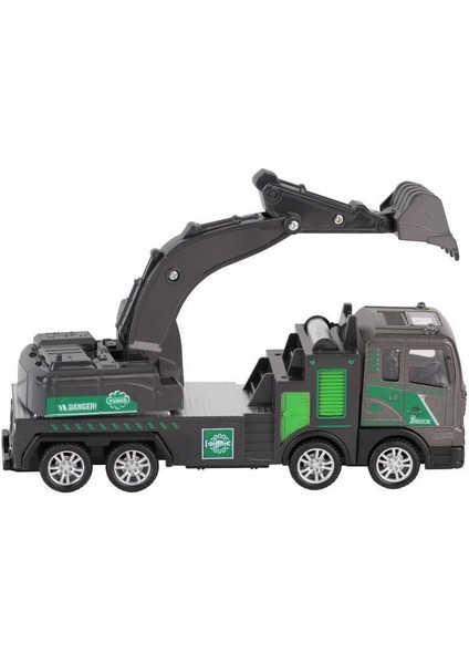 YH-711-50A Sürtmeli Metal 1:50 Füme Vinç ve Kız Erkek Çocuk Oyuncak Eğitici Oyuncaklar modelleri