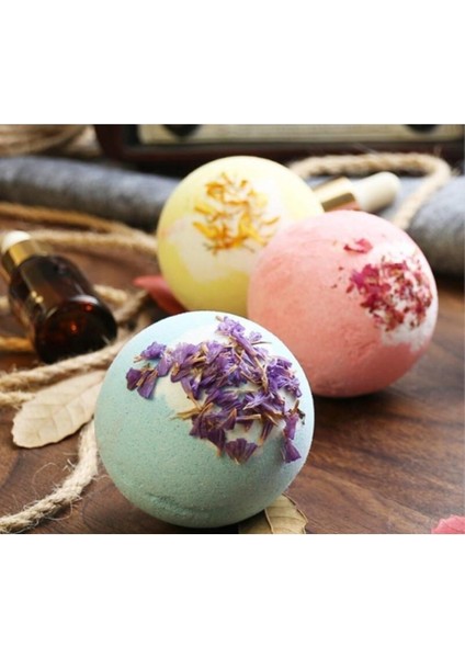 4 Adet Kokulu Renkli Doğal El Yapımı Ayak Pedikür Nem Bombası Nem Topu modelleri