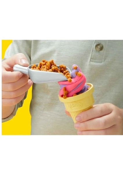 G0028 Play-Doh Gökkuşağı Dondurma Makinesi Oyun Seti+3 Yaş Kız Erkek Çocuk Oyuncak Eğitici Oyuncakla fırsatları