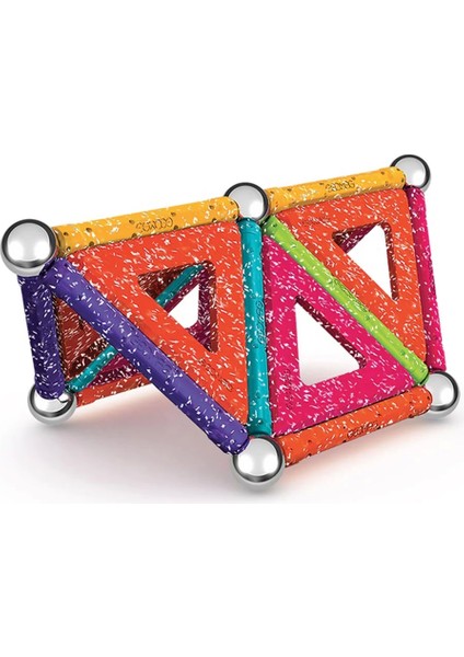 Geomag Glitter Manyetik Zeka Oyunu 35 Parça Kız Erkek Çocuk Oyuncak Eğitici Oyuncaklar fırsatları