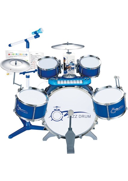 BAO-1704 Bateri Seti Mp3 ve Mikrofonlu Kız Erkek Çocuk Oyuncak Eğitici Oyuncaklar fiyatları