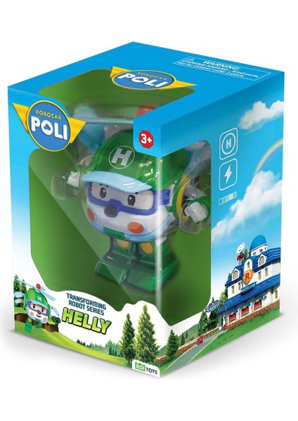 Robocar Poli Transforming Robot Figür Helly - POLI/MRT-0653 Kız Erkek Çocuk Oyuncak Eğitici Oyuncakl