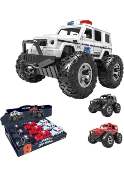 ZGF-989-6 Vardem Sürtmeli Vehicle Off-Road Polis Jeep Kız Erkek Çocuk Oyuncak Eğitici Oyuncaklar fiyatları