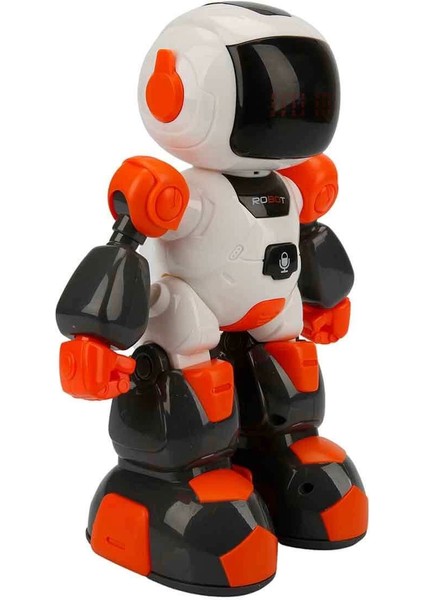 Sesli ve Işıklı Uzaktan Kumandalı Programlanabilir Robot Kız Erkek Çocuk Oyuncak Eğitici Oyuncaklar fırsatları