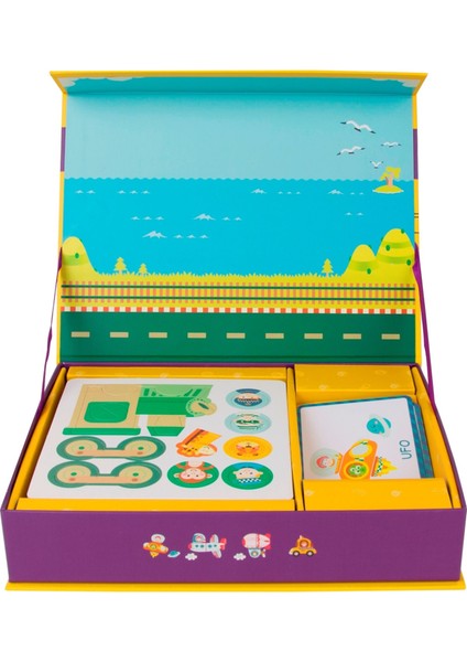 Classic World Ahşap Mıknatıslı Oyun Seti Taşıtlar Kız Erkek Çocuk Oyuncak Eğitici Oyuncaklar modelleri