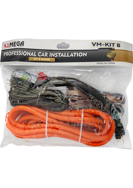 Vm-Kıt8 Oto Anfi Kablo Seti 8ga