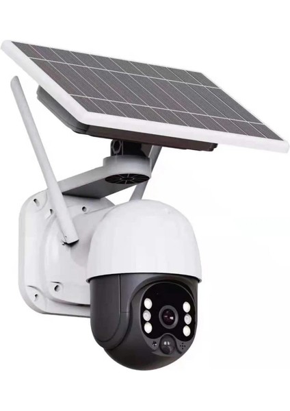 AV-M06 Solar Smart Güvenlik Kamerası 4g Sim 3mp Wi-Fi Ptz Dış Mekan