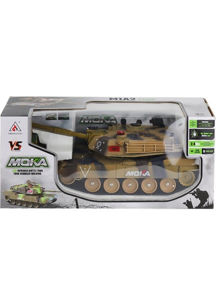 2033-T Kumandalı Sesli Şarjlı Büyük Boy Tank -Karsan Kız Erkek Çocuk Oyuncak Eğitici Oyuncaklar