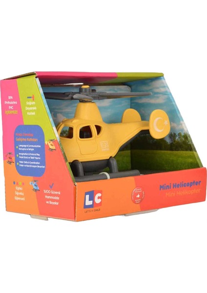 Lc Minik Helikopter Kız Erkek Çocuk Oyuncak Eğitici Oyuncaklar