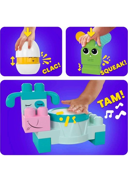 HPB46 Mega Bloks® Çiftlik Orkestrası 40 Parça +1 Yaş Kız Erkek Çocuk Oyuncak Eğitici Oyuncaklar modelleri