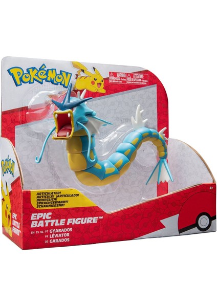Pok PKW3371 Pokémon Epik Figür Gyarados Kız Erkek Çocuk Oyuncak Eğitici Oyuncaklar