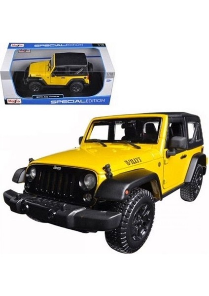 Maıs 31676 Maisto 2014 Jeep Wrangler 1:18 Special Edition Model Araba Kız Erkek Çocuk Oyuncak Eğitic