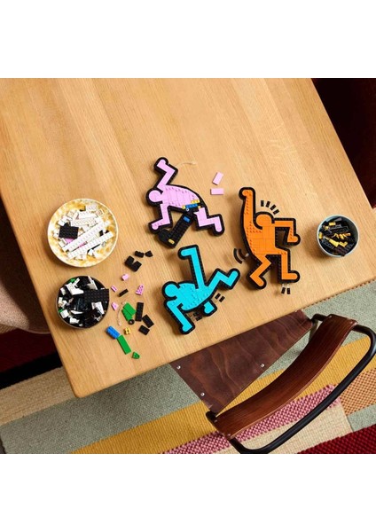 LEGO Art Keith Haring – Dans Eden Figürler 31216 Kız Erkek Çocuk Oyuncak Eğitici Oyuncaklar fiyatları