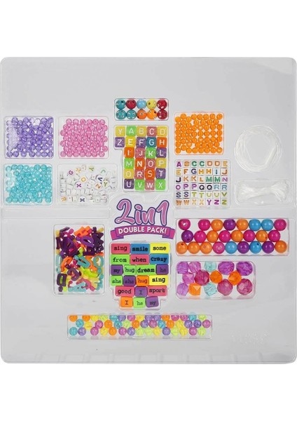 1011036 Harfli Boncuk Hobi Seti 2ın1 -Sunman Kız Erkek Çocuk Oyuncak Eğitici Oyuncaklar modelleri