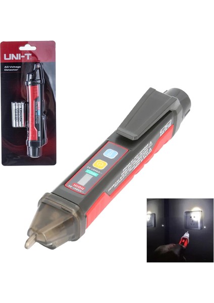 Unı-T UT12E-ROW Voltaj Test Kalemi Temassız Gelirim Dedektörü