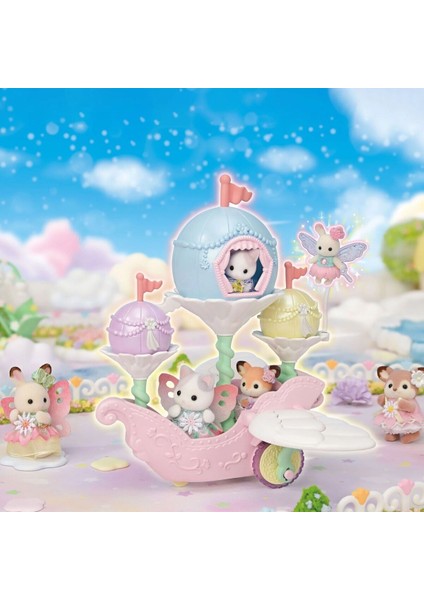 5827 Sylvanian Families Çiçekli Masal Gökyüzü Gemisi +4 Yaş Kız Erkek Çocuk Oyuncak Eğitici Oyuncakl fırsatları