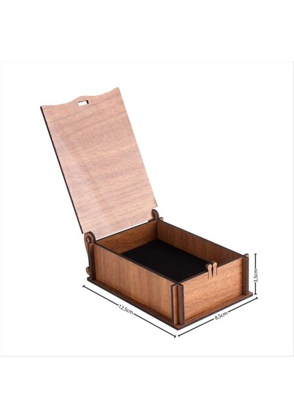 Techmrt Ahşap Set Kutusu-Açık Kahverengi