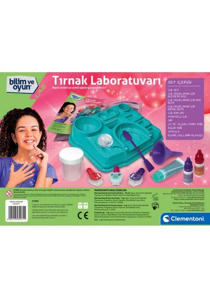 Bilim ve Oyun Tırnak Laboratuvarı Kız Erkek Çocuk Oyuncak Eğitici Oyuncaklar fırsatları