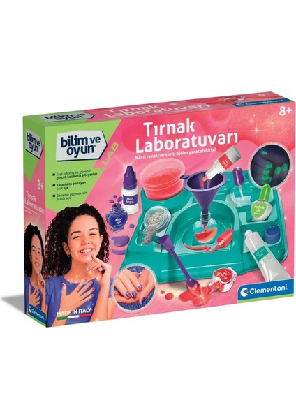 Bilim ve Oyun Tırnak Laboratuvarı Kız Erkek Çocuk Oyuncak Eğitici Oyuncaklar indirimleri