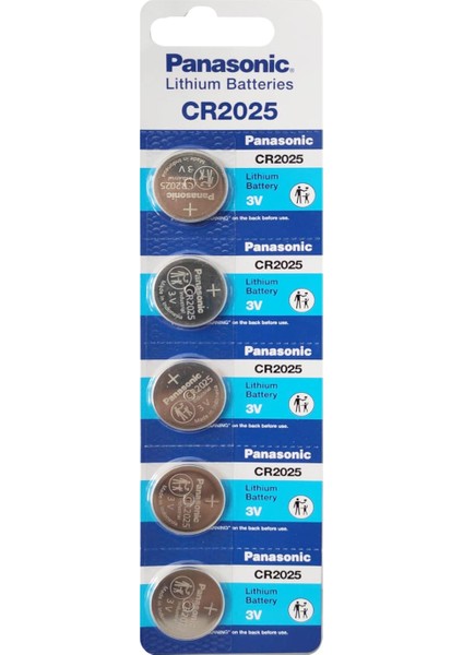 Panasonıc Pil Düğme 2025 3V 5li Paket