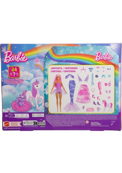 JFL66 Barbie Advent Calendar -Yılbaşı Özel Seti Kız Erkek Çocuk Oyuncak Eğitici Oyuncaklar indirimleri