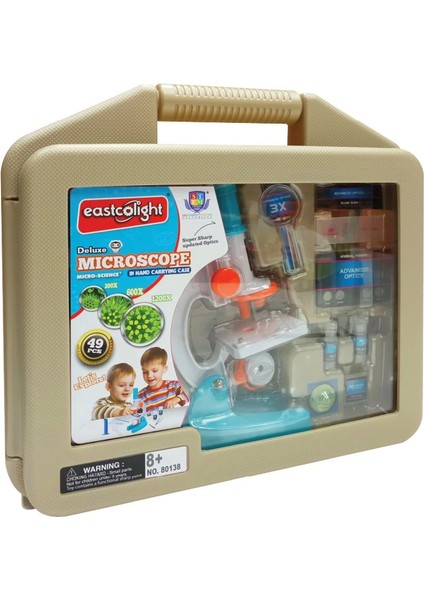 Mikroskop Set 200/600/1200X 48 Parça Kız Erkek Çocuk Oyuncak Eğitici Oyuncaklar fiyatları