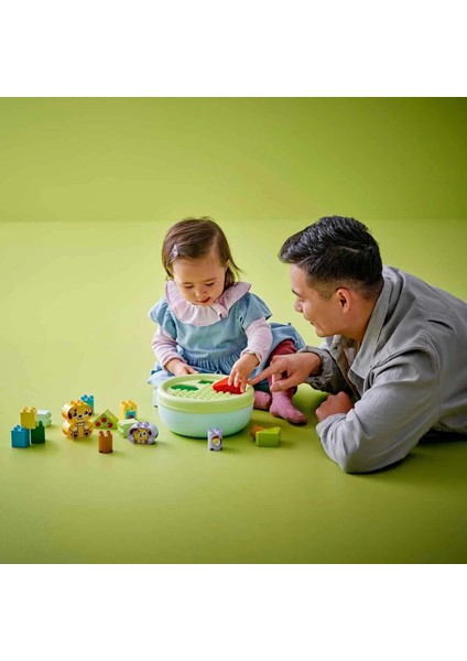 LEGO Duplo Ilk Şekil Ayırıcı: Köpek Evi 10441 Kız Erkek Çocuk Oyuncak Eğitici Oyuncaklar fırsatları